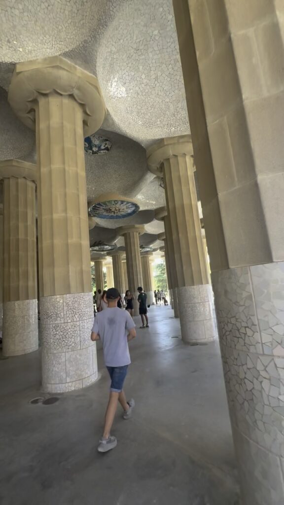 Columns in covered area known as Hypostle Room