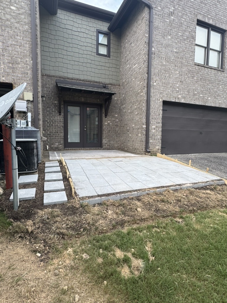 Expanded patio to create inviting outdoor escape